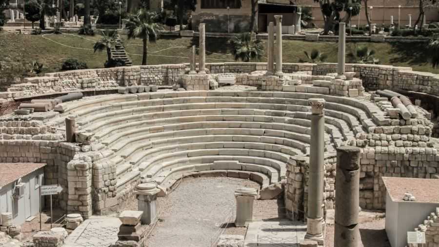 Das römische Amphitheater von Alexandria
